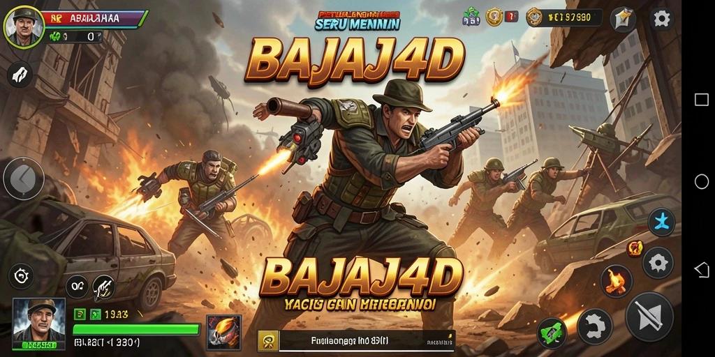 Screenshot gameplay BAJAJ4D menampilkan aksi pertempuran yang mendebarkan.