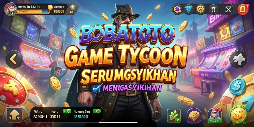Tampilan gameplay <strong>BOBATOTO</strong> yang menarik dengan berbagai usaha yang dikelola.