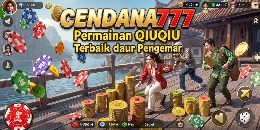 Tampilan gameplay seru dari CENDANA777 yang penuh strategi QiuQiu.