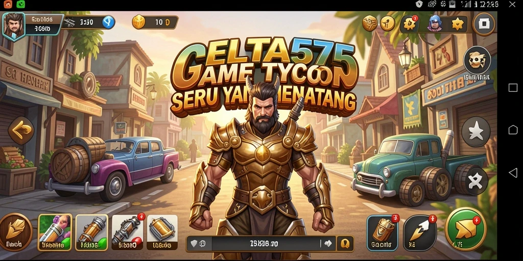 Tampilan gameplay DELTA575 yang menantang dan seru.