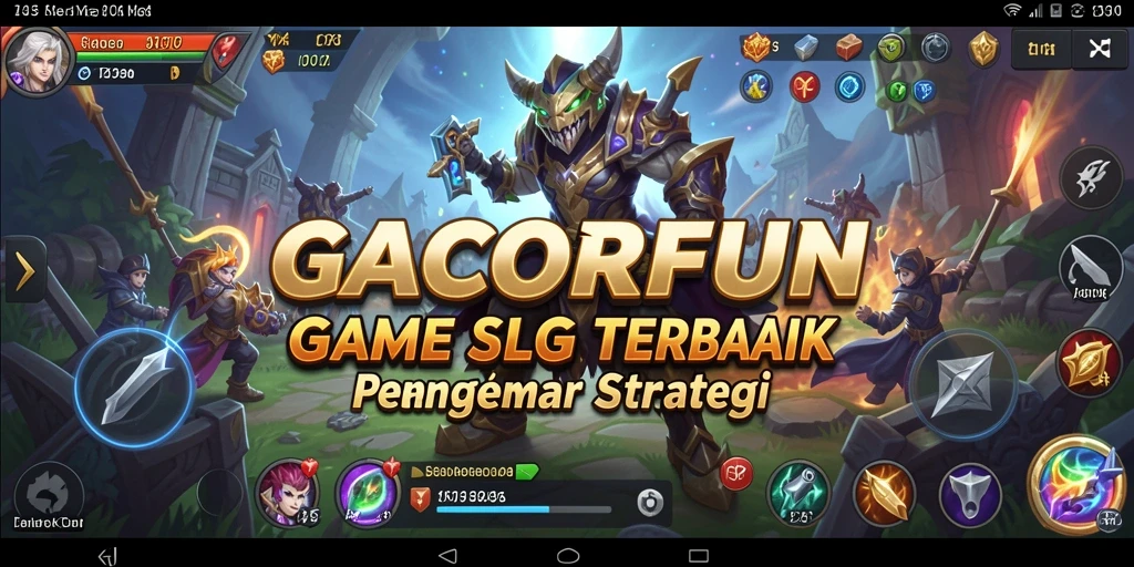 Tampilan gameplay GACORFUN yang epik dan mendalam.