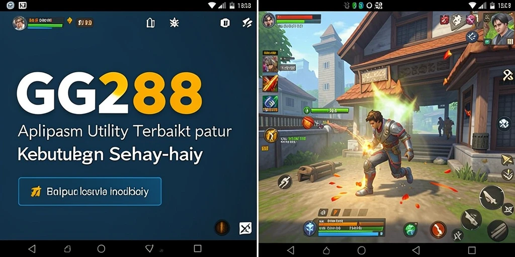 Tampilan utama GG288 yang memudahkan navigasi fitur Utility.