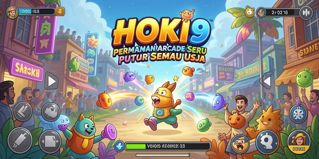 Tangkapan layar HOKI9 menunjukkan gameplay seru dan menantang di dalam game Arcade.