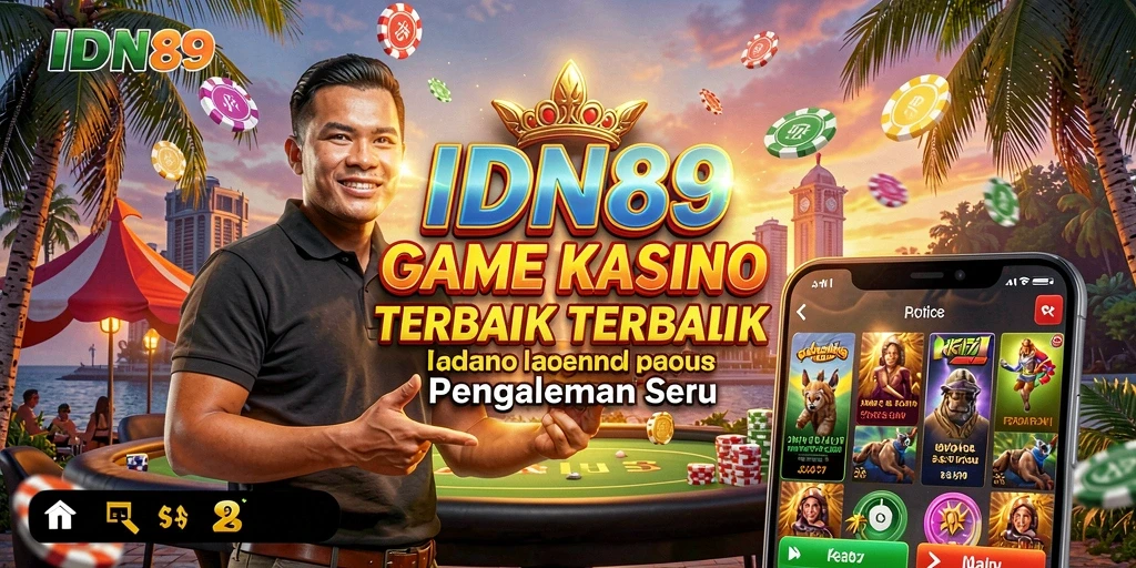 Tampilan Gameplay <strong>IDN89</strong> yang menampilkan suasana Kasino yang nyata.