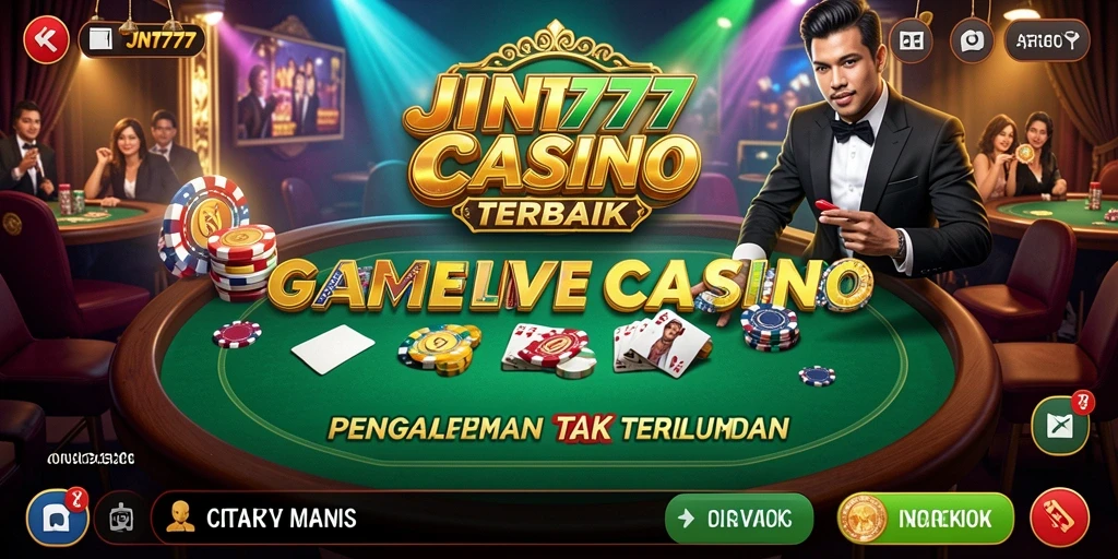 Tampilan gameplay JNT777 yang memukau di Live Casino.