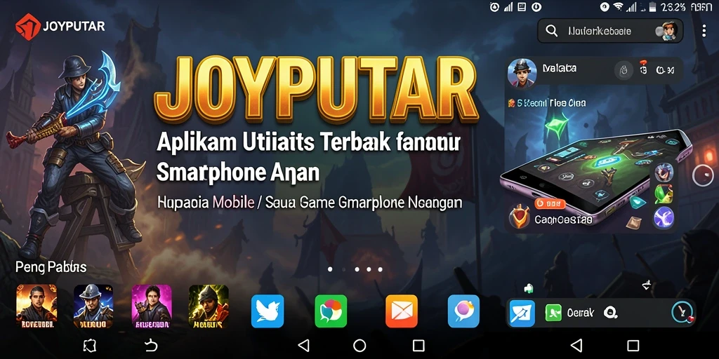 Tampilan antarmuka pengguna JOYPUTAR yang intuitif dan responsif.