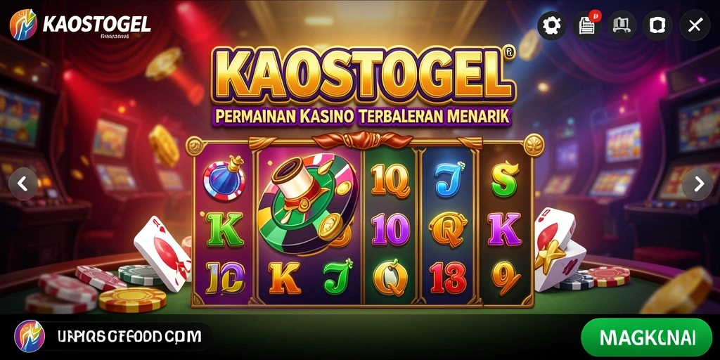 Screenshot gameplay KAOSTOGEL menunjukkan pengalaman kasino yang mendebarkan.