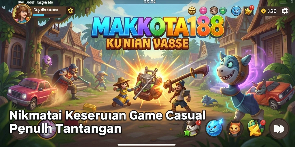 Tangkapan layar utama MAHKOTA188 menampilkan aksi permainan yang seru dan menarik.