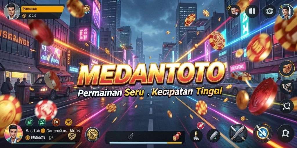 Screenshot gameplay MEDANTOTO menampilkan aksi cepat dan grafis menawan.