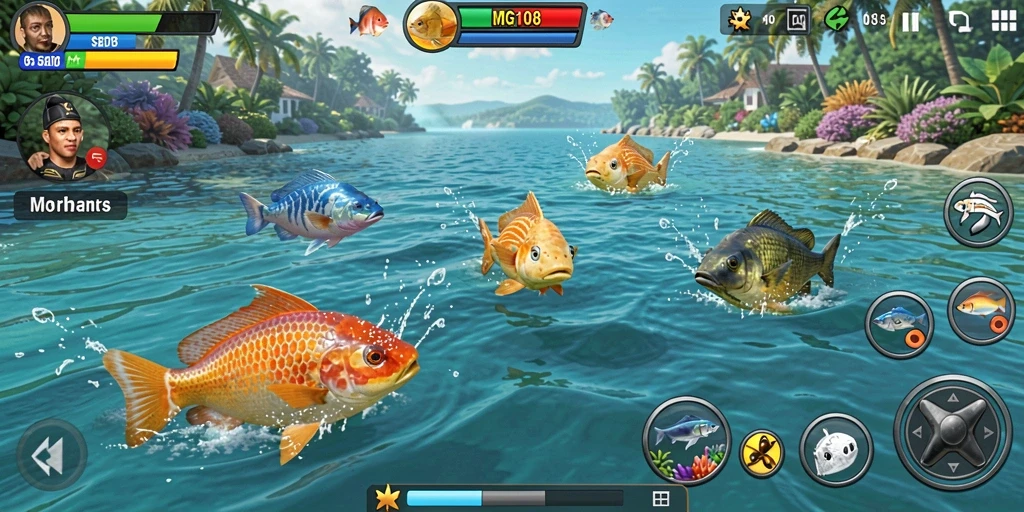 Gameplay seru Tembak Ikan di MG108 dengan grafik yang memukau.