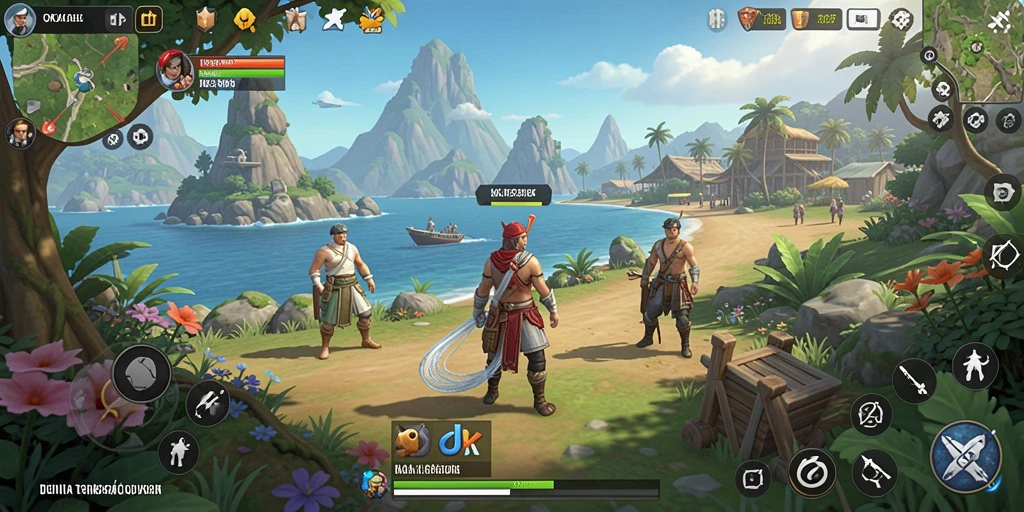 Tampilkan gameplay menakjubkan dalam dunia terbuka.