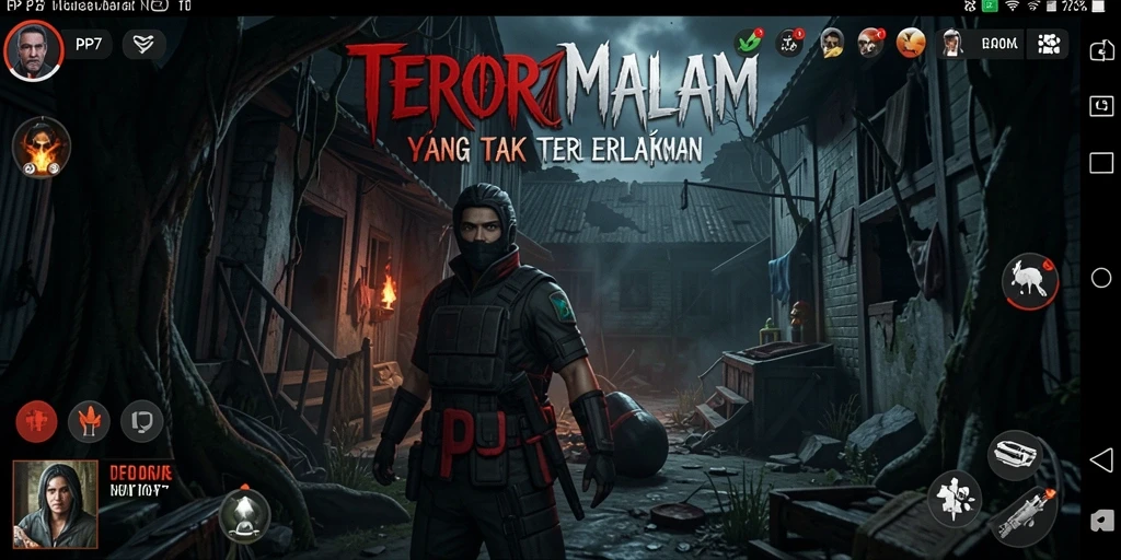 Tampilan gameplay PP7 yang menakutkan dan mendebarkan.
