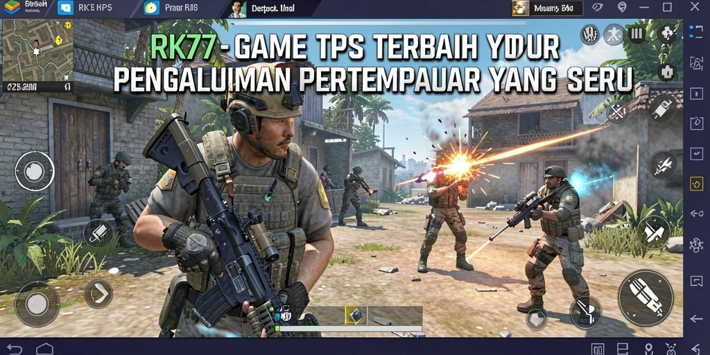 Gameplay menegangkan dalam pertempuran TPS yang menarik.