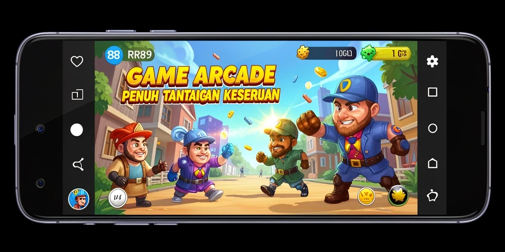 Tampilan gameplay seru dan penuh aksi di RR89.