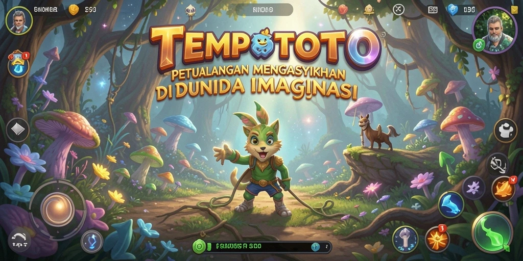 Screenshot gameplay TEMPOTOTO yang menampilkan aksi petualangan seru.