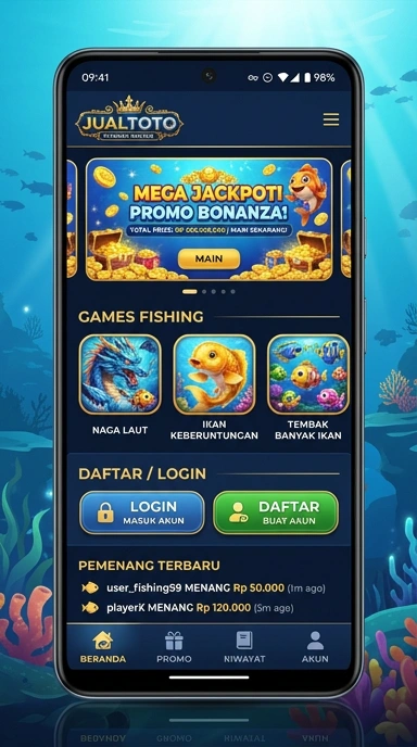 Proses instalasi aplikasi jualtoto yang cepat dan mudah.